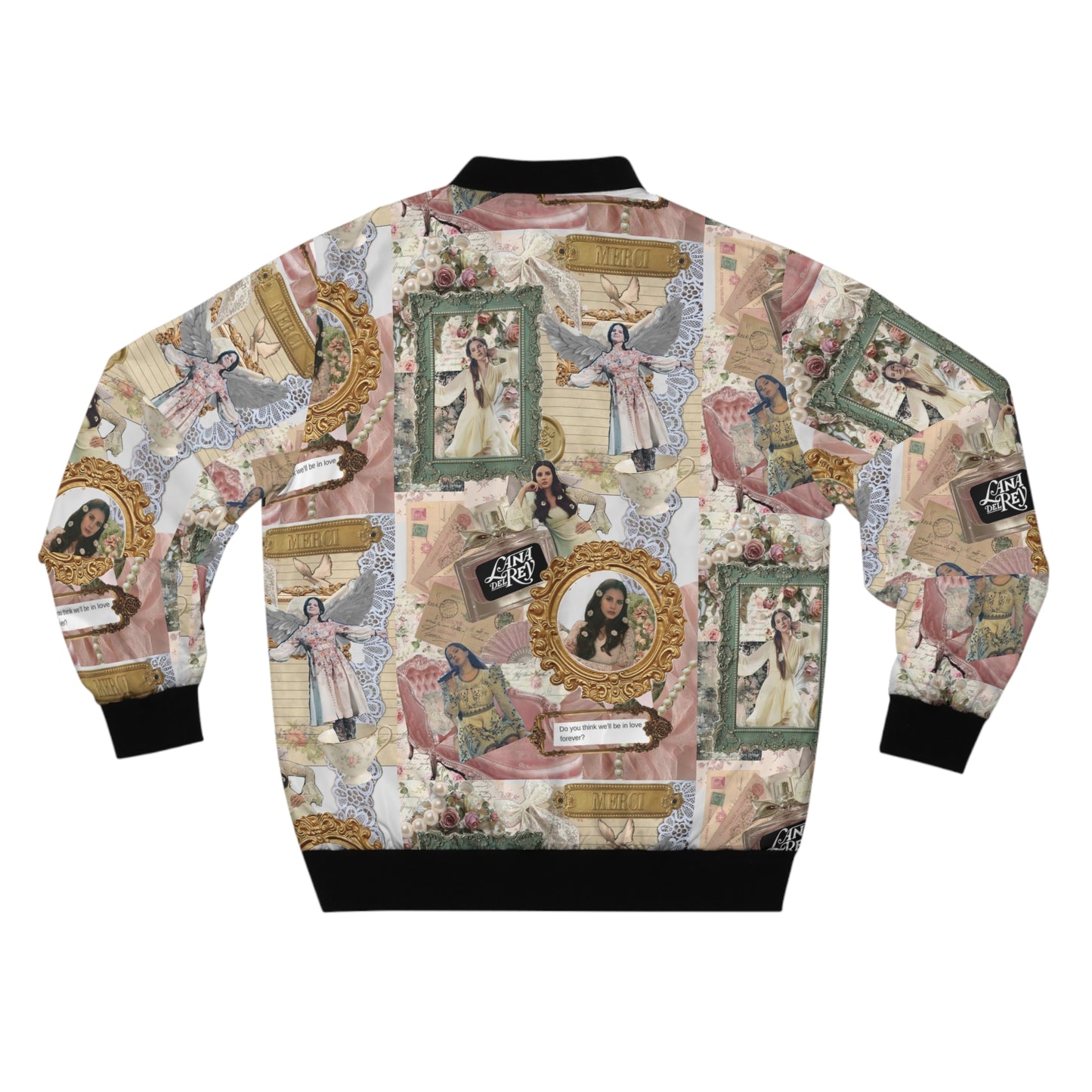 Lana Del Rey Victorian Collage Men's Bomber Jacket