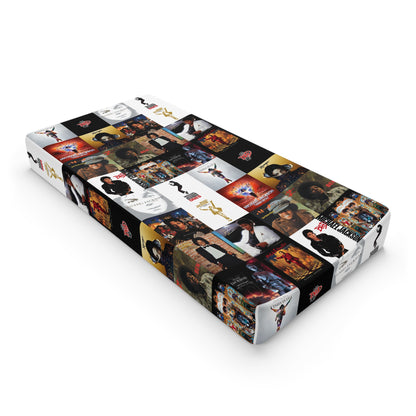 Michael Jackson Album Cover Collage Baby Changing Pad Cover