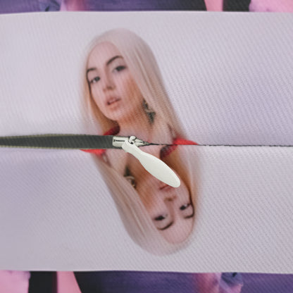 Ava Max Belladonna Photo Collage Spun Polyester Lumbar Pillow