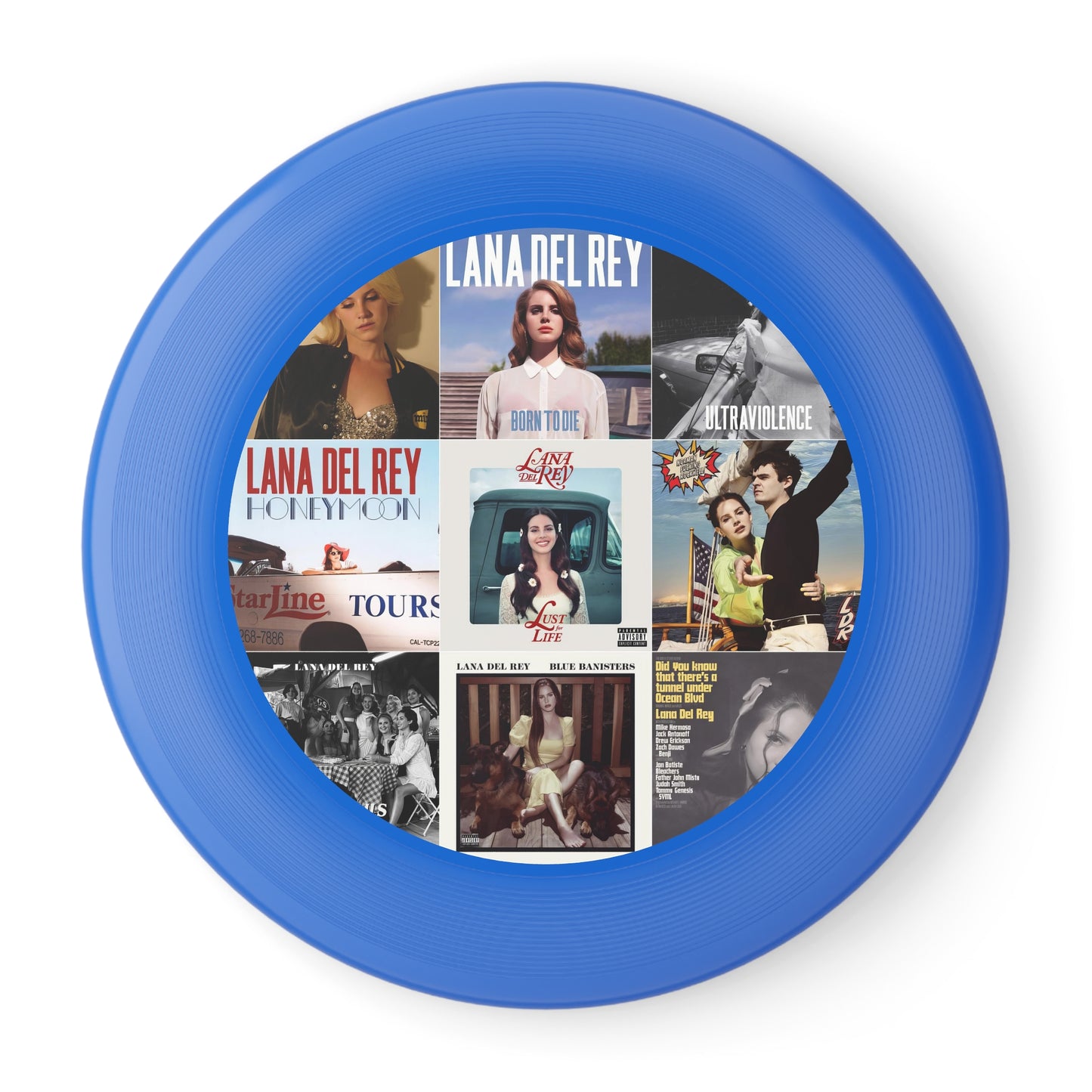 Lana Del Rey Album Cover Collage Wham-O Frisbee