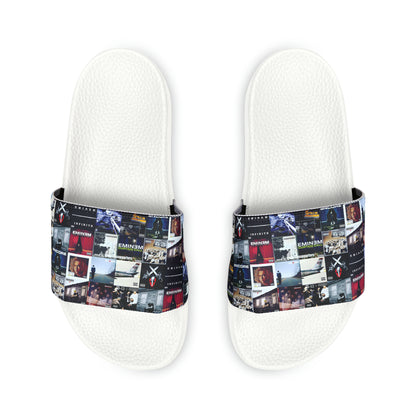 Eminem Album Art Cover Collage Men's Slide Sandals