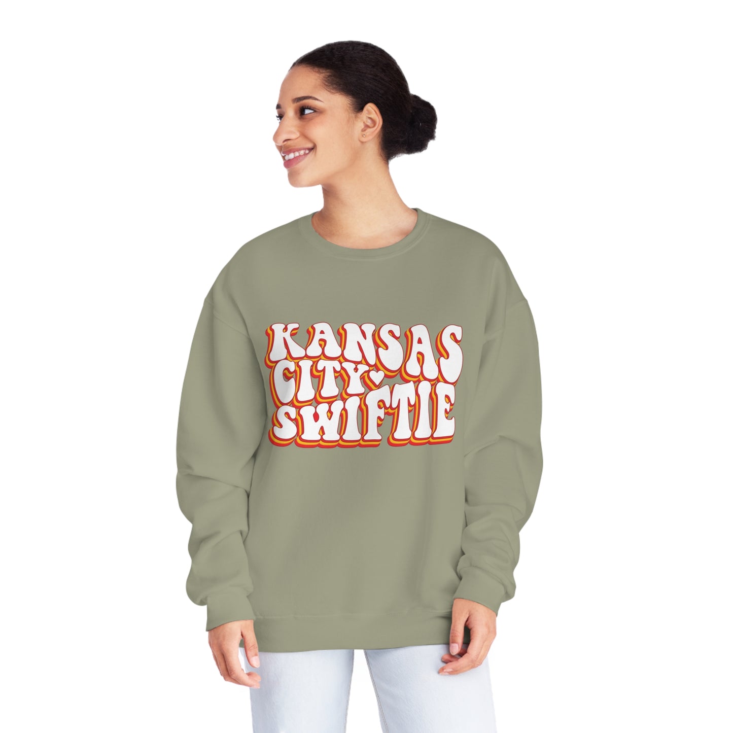 Taylor Swift Kansas City Swiftie Unisex NuBlend Crewneck Sweatshirt