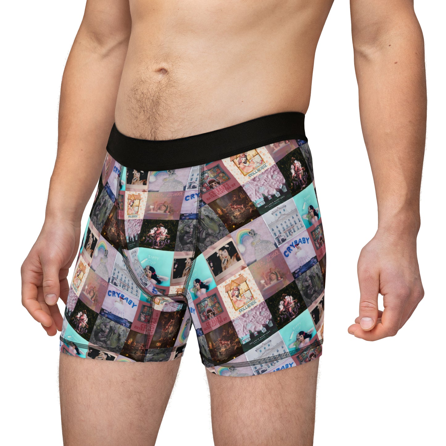 Melanie Martinez Album Art Collage Men's Boxers