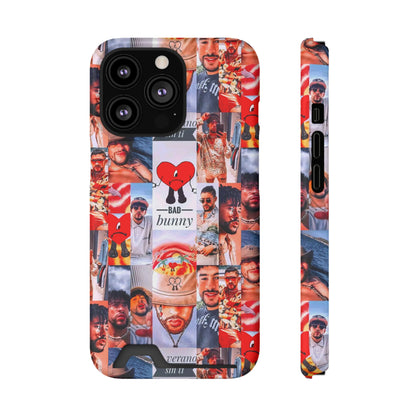 Bad Bunny Un Verano Sin Ti Photo Collage Phone Case With Card Holder