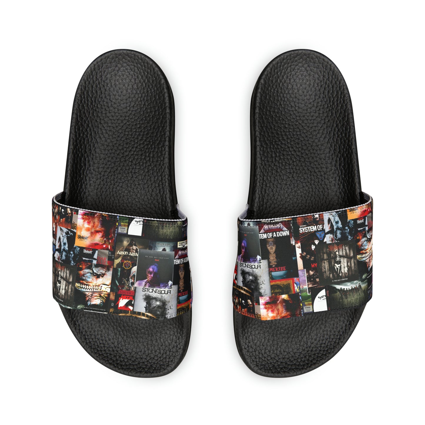 Slipknot Chaotic Album Art Collage Men's Slide Sandals