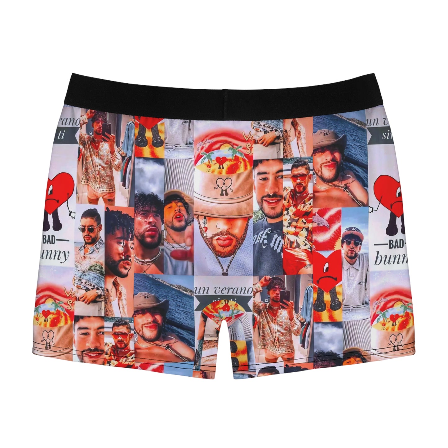 Bad Bunny Un Verano Sin Ti Photo Collage Men's Boxer Briefs Underwear