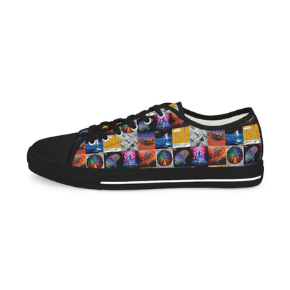 Muse Album Cover Collage Men's Low Top Sneakers