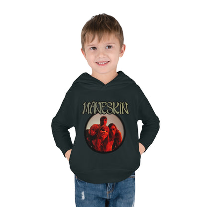 Måneskin Circular Group Photo Toddler Pullover Fleece Hoodie