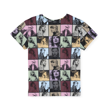 Taylor Swift Eras Collage Kids Sports Jersey