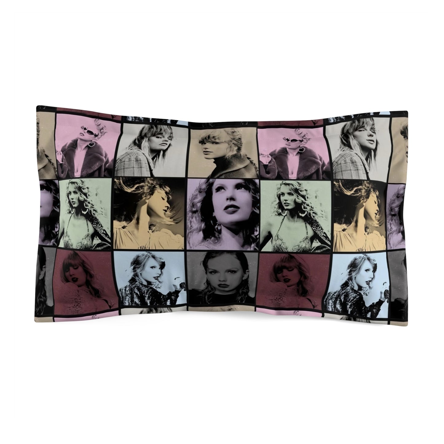 Taylor Swift Eras Collage Microfiber Pillow Sham