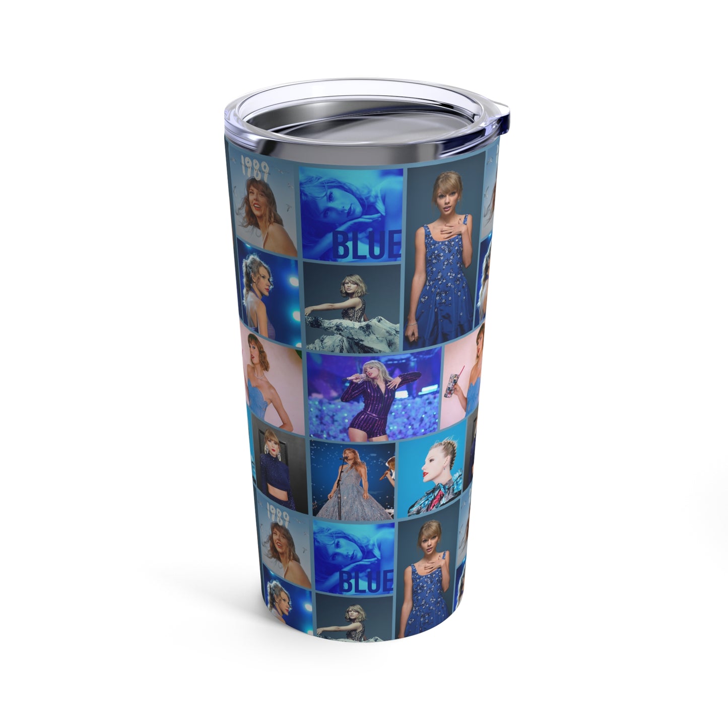 Taylor Swift Blue Dreams Collage 20oz Tumbler