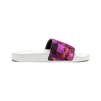 Ariana Grande 7 Rings Collage Youth Slide Sandals