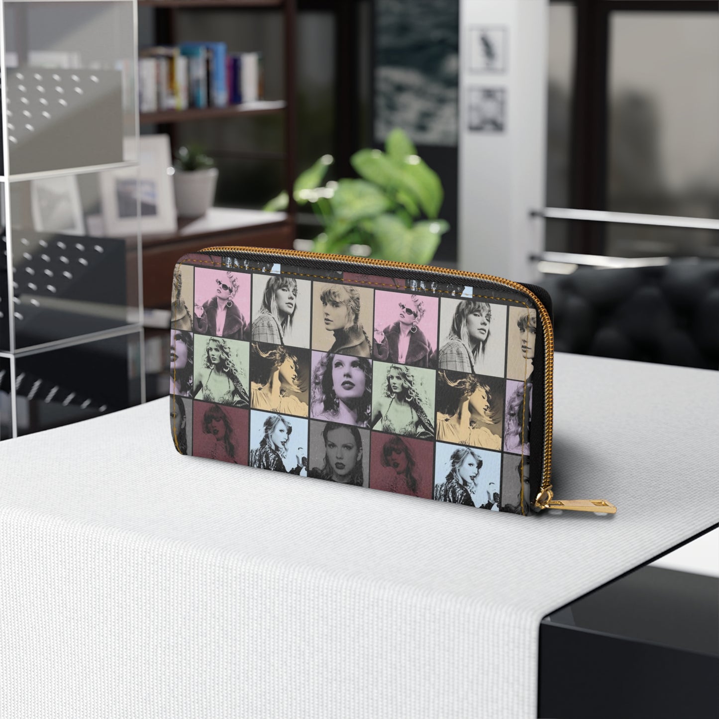 Taylor Swift Eras Collage Zipper Wallet