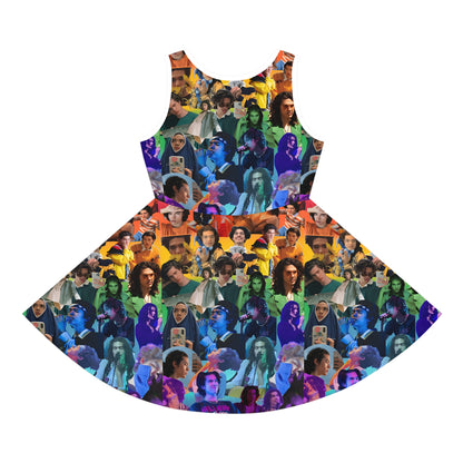 Conan Grey Rainbow Photo Collage Girls' Sleeveless Sundress