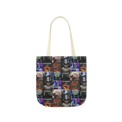 Motionless In White Album Cover Collage Polyester Canvas Tote Bag