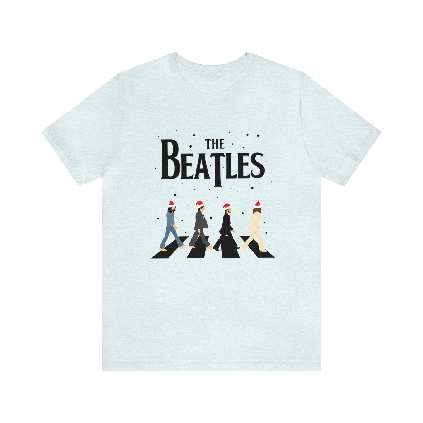 The Beatles Abbey Road Santas Unisex Jersey Short Sleeve Tee Shirt