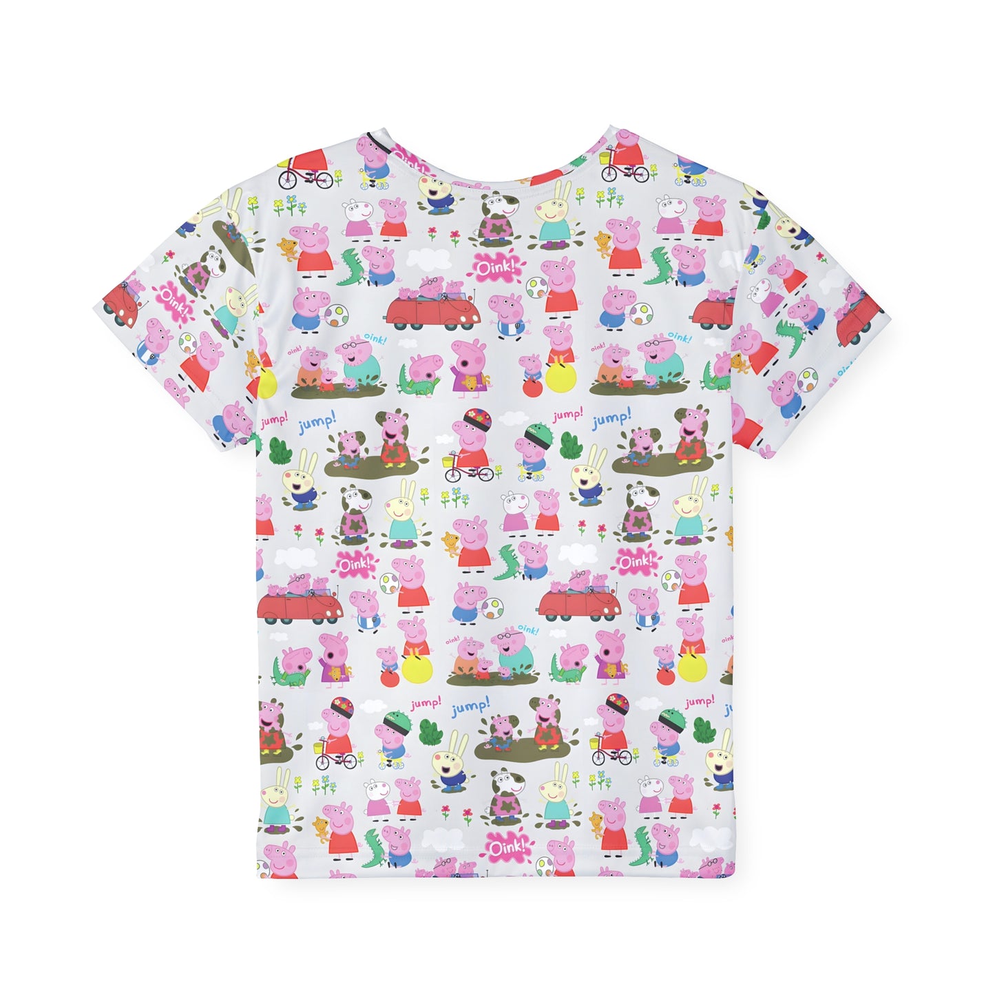 Peppa Pig Oink Oink Collage Kids Sports Jersey