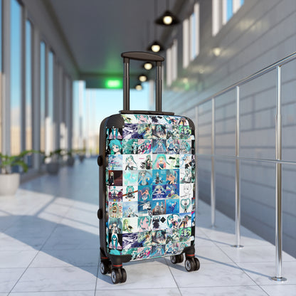 Hatsune Miku Album Cover Collage Suitcase