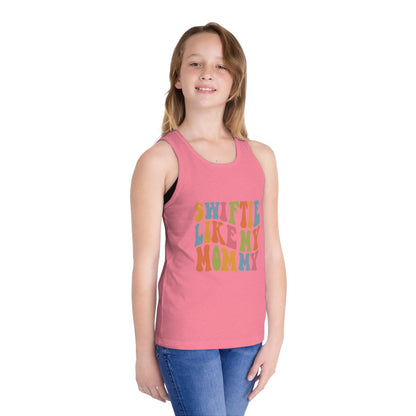 Taylor Swift Swiftie Like My Mommy Kid's Jersey Tank Top