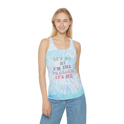 Taylor Swift It's Me Hi Tie Dye Racerback Tank Top