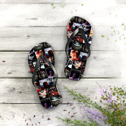 Slipknot Album Art Collage Flip Flops