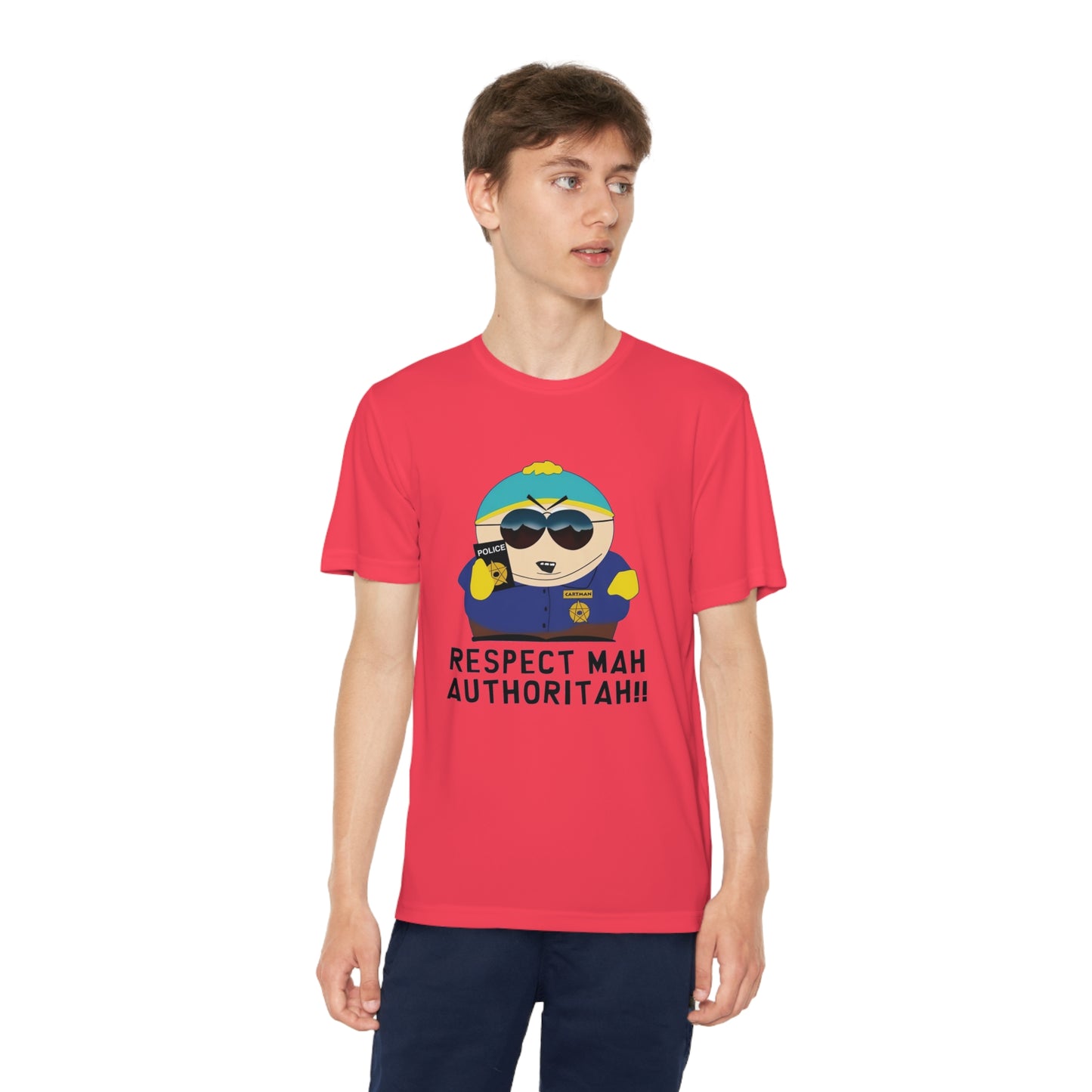 South Park Cartman Respect Mah Autheritah! Youth Competitor Tee