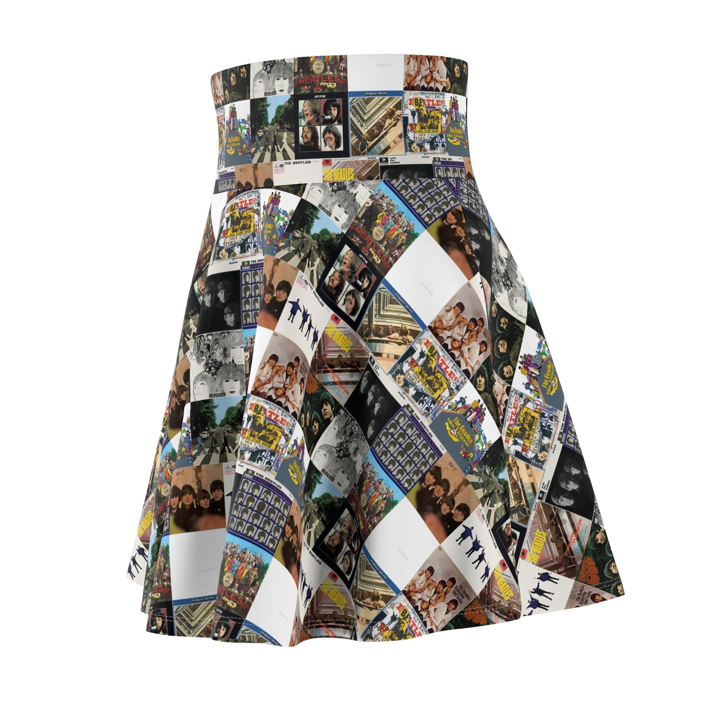 The Beatles Album Cover Collage Women's Skater Skirt