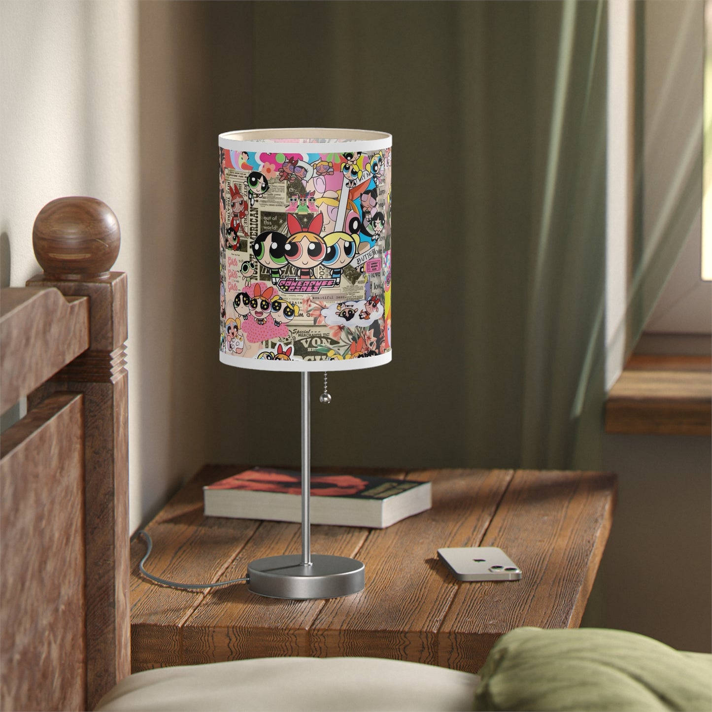 Powerpuff Girls Trio Charm Lamp on a Stand