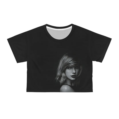 Taylor Swift Noir Crop Tee