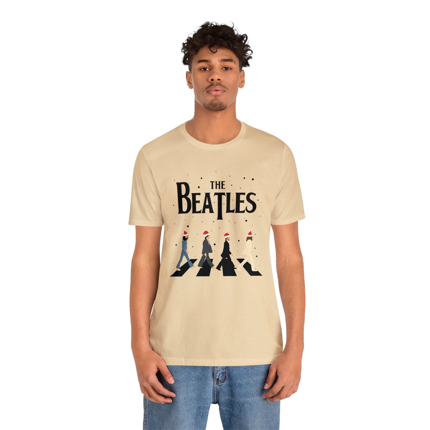 The Beatles Abbey Road Santas Unisex Jersey Short Sleeve Tee Shirt