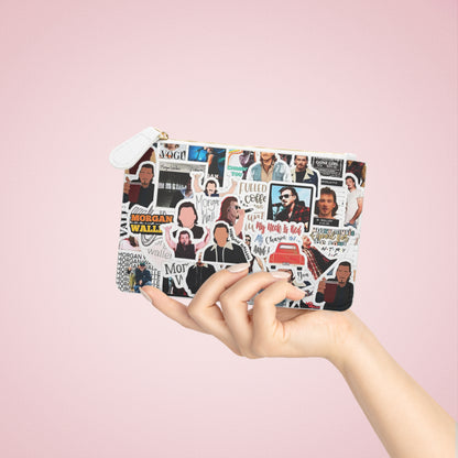 Morgan Wallen Sticker Collage Mini Clutch Bag