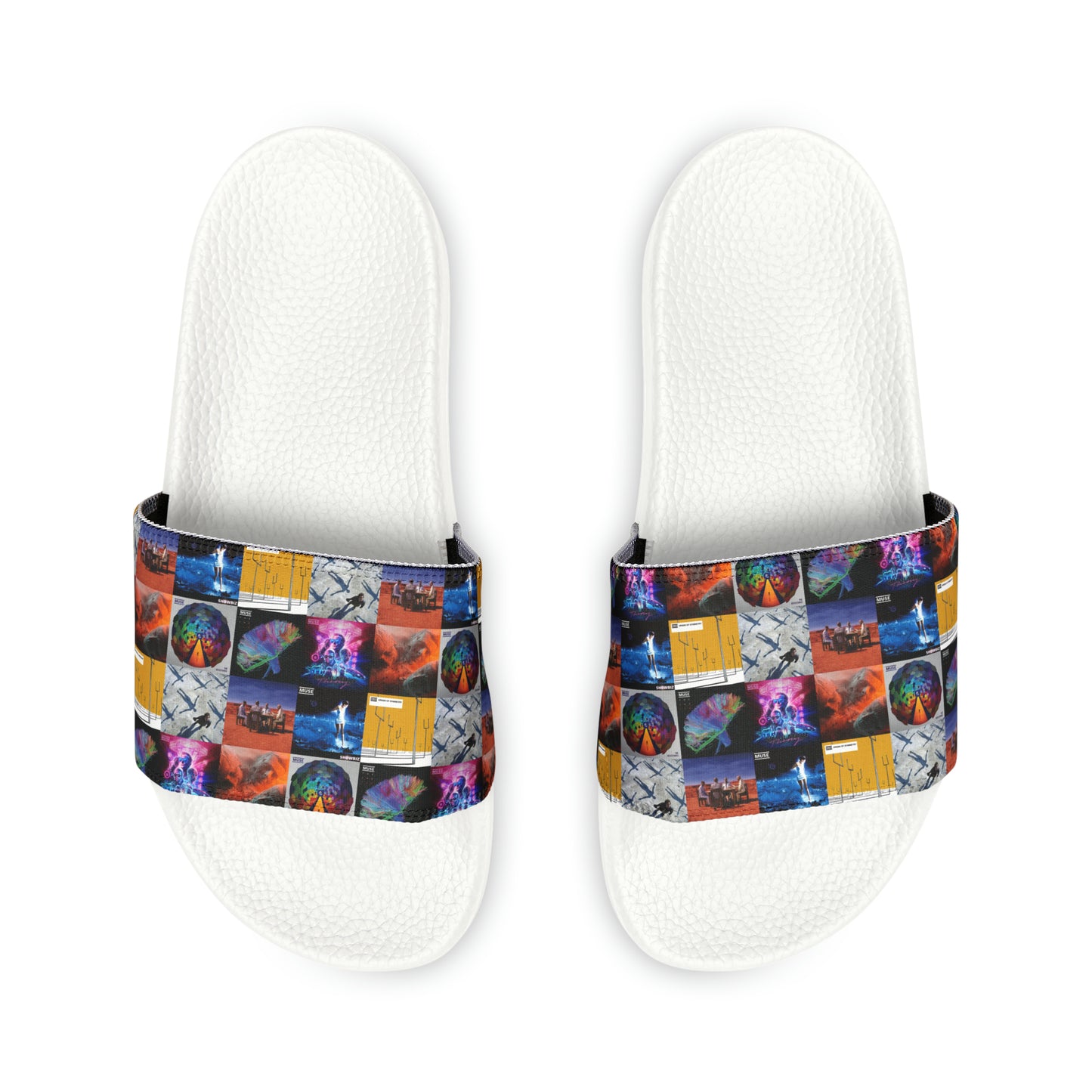 Muse Album Cover Collage Men's Slide Sandals