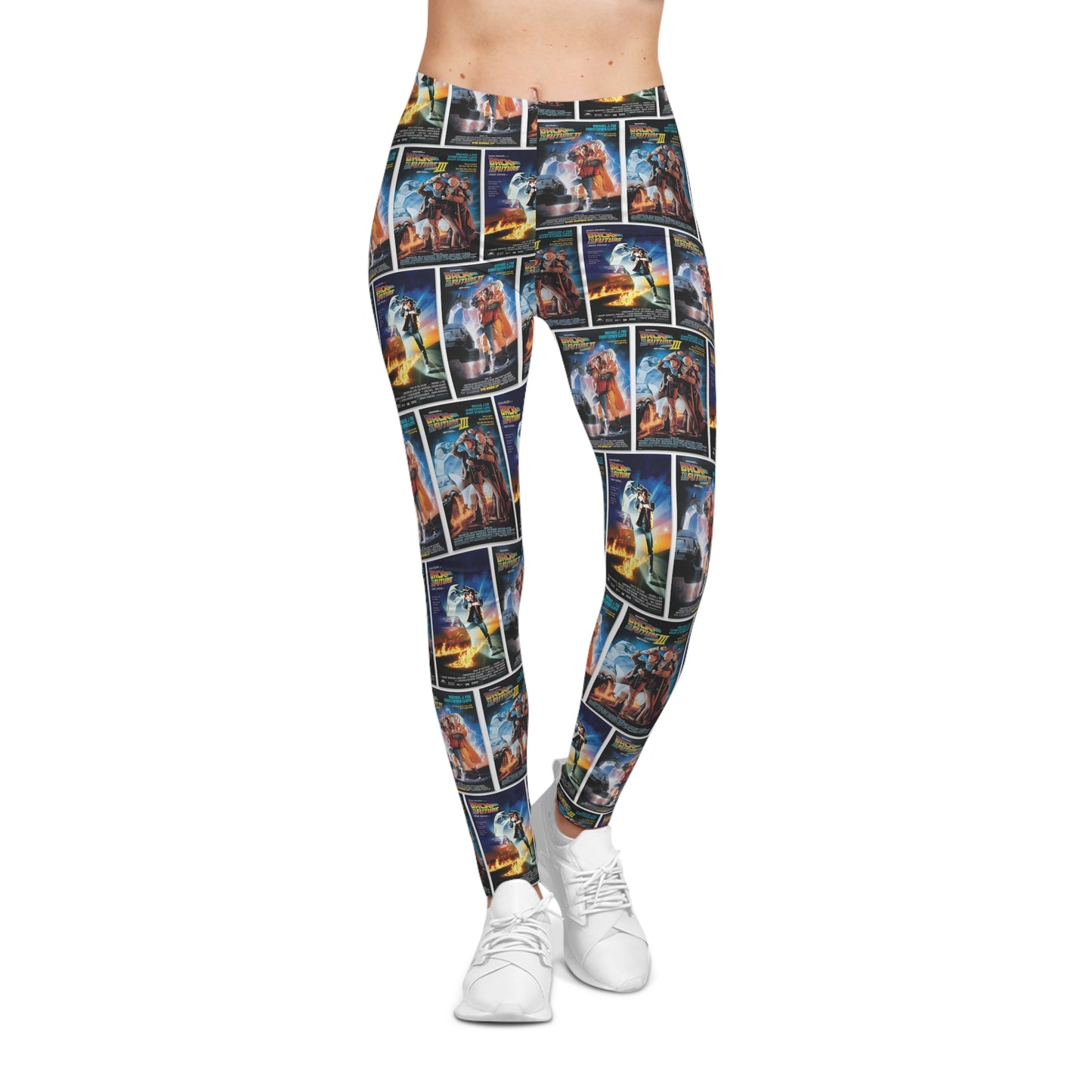 Back To The Future Movie Posters Collage Women's Casual Leggings