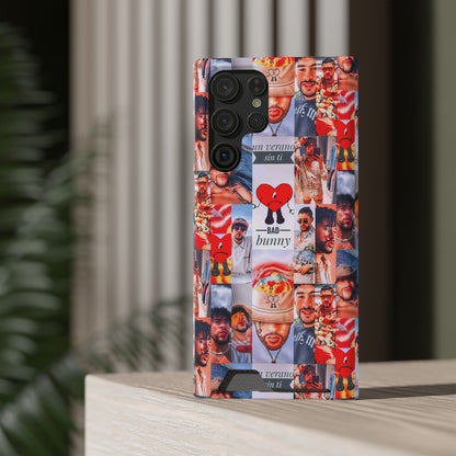 Bad Bunny Un Verano Sin Ti Photo Collage Phone Case With Card Holder