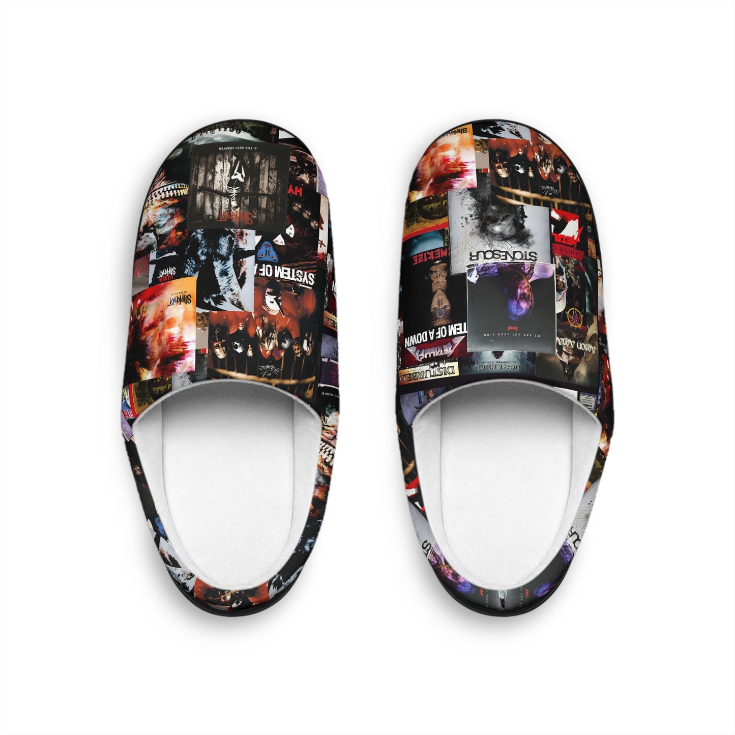 Slipknot Chaotic Album Art Collage Men's Indoor Slippers