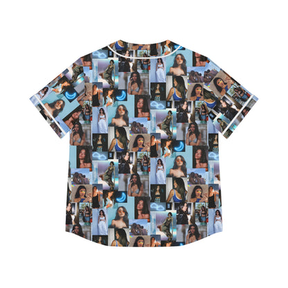 Madison Beer Mind In The Clouds Collage Women's Baseball Jersey