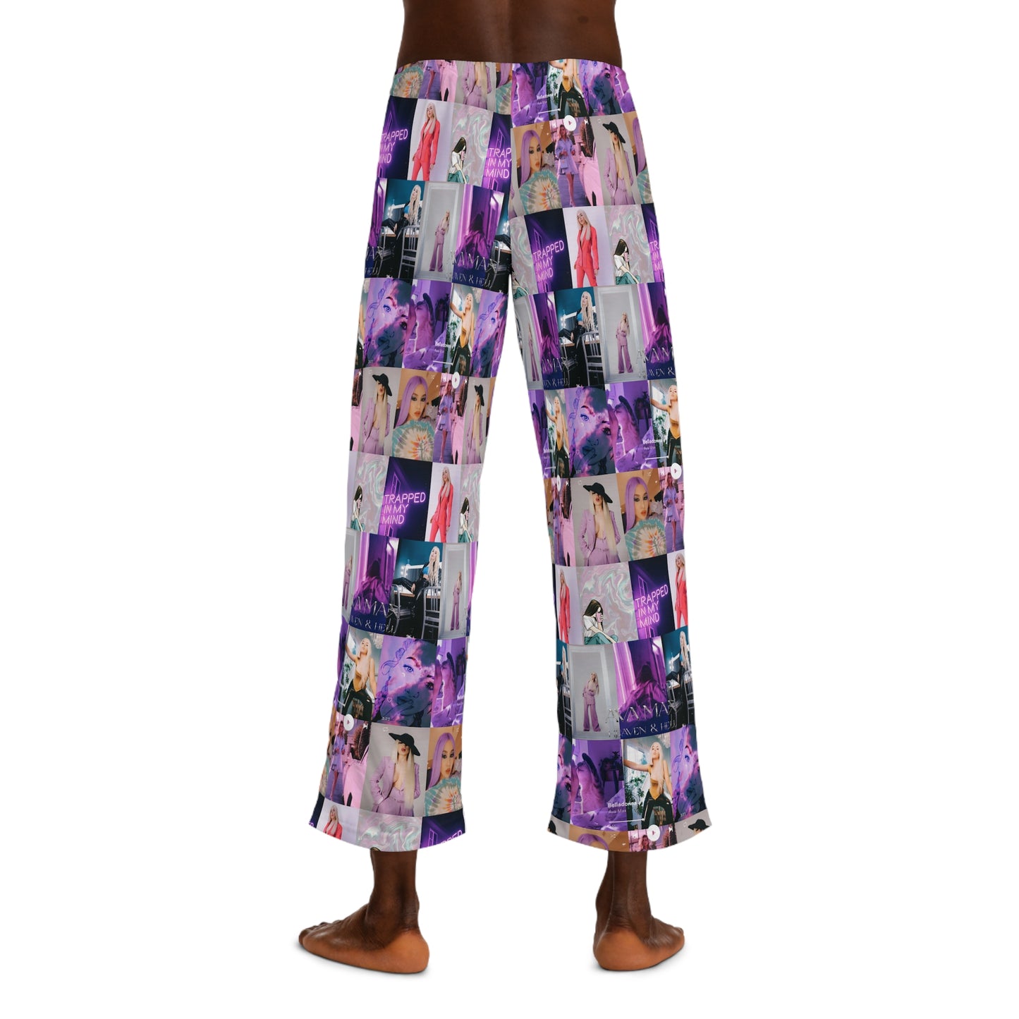 Ava Max Belladonna Photo Collage Men's Pajama Pants