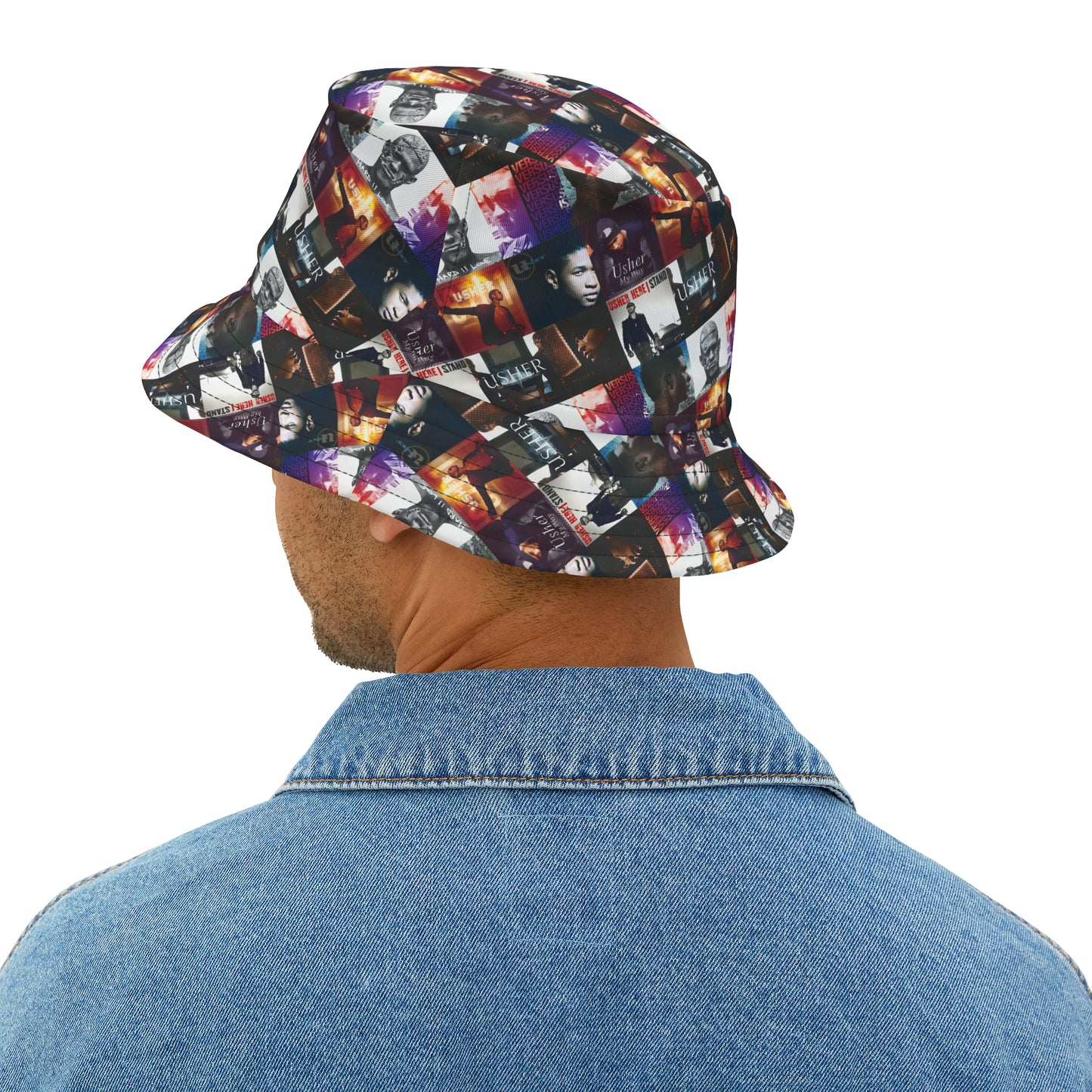 Usher Album Cover Art Mosaic Bucket Hat