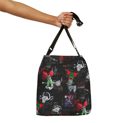 Madness Combat Dark Aesthetic Collage Adjustable Tote Bag