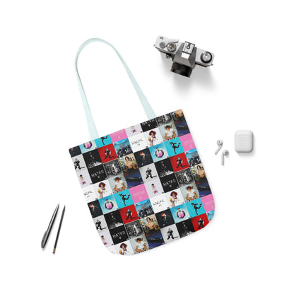 YUNGBLUD Album Cover Art Collage Polyester Canvas Tote Bag