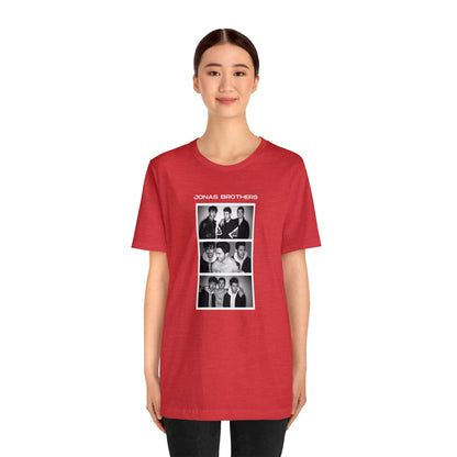 Jonas Brothers Photo Booth Unisex Jersey Short Sleeve Tee Shirt