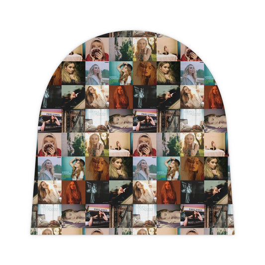 Sabrina Carpenter Album Cover Collage Baby Beanie