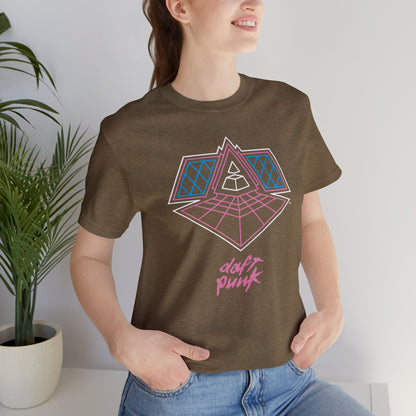 Daft Punk Alive 2007 Logo Unisex Jersey Short Sleeve Tee Shirt