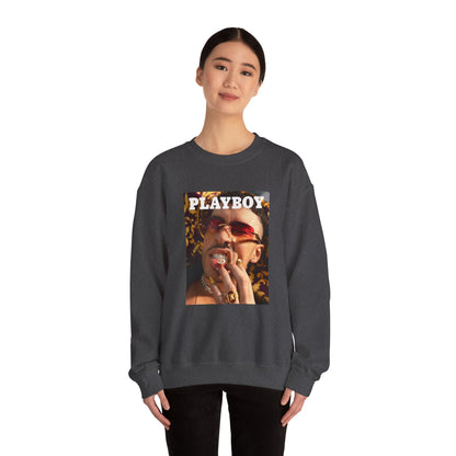 Bad Bunny Playboy Cover Unisex Heavy Blend Crewneck Sweatshirt