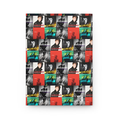 Justin Bieber Album Cover Collage Hardcover Journal