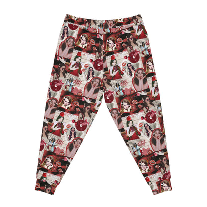 Lana Del Rey Cherry Coke Collage Athletic Jogger Sweatpants