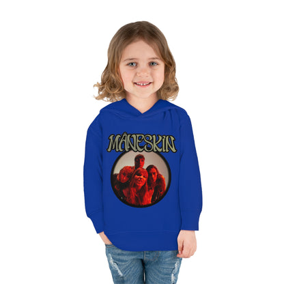 Måneskin Circular Group Photo Toddler Pullover Fleece Hoodie