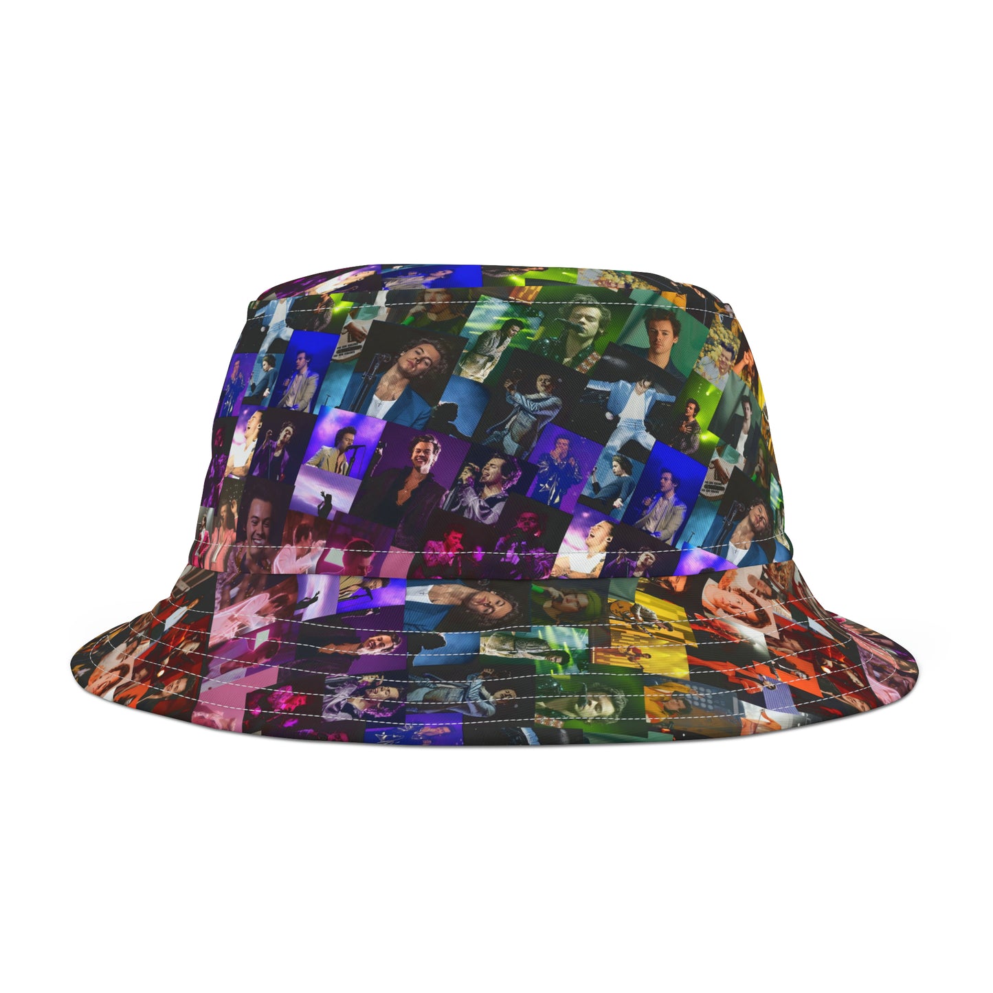 Harry Styles Rainbow Collage Bucket Hat