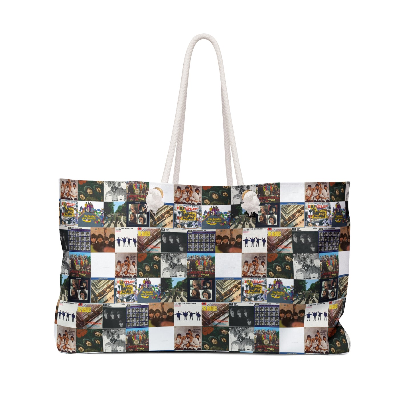 The Beatles Album Cover Collage Weekender Bag