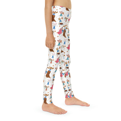 If You Give A Mouse A Cookie Collage Youth Full-Length Leggings